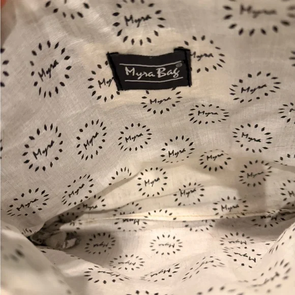 Myra Black and Turquoise Leather Hairon Crossbody- Used - Picture 5 of 5